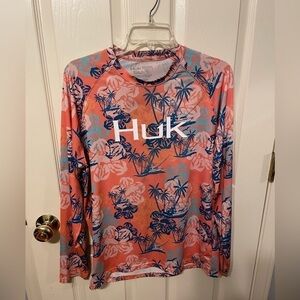 Huk Fishing Long Sleeve Rash Guard